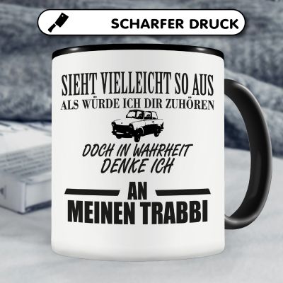 Tasse mit dem Motiv Ich denke an meinen Trabbi - Ansicht 5