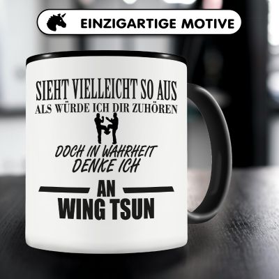 Tasse mit dem Motiv Ich denke an Wing Tsun - Ansicht 3