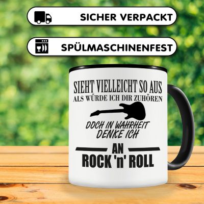 Tasse mit dem Motiv Ich denke an Rock 'n' Roll - Ansicht 4