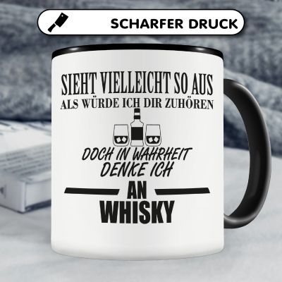 Tasse mit dem Motiv Ich denke an Whisky - Ansicht 5