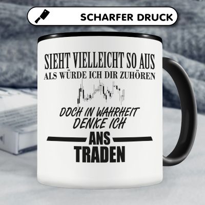 Tasse mit dem Motiv Ich denke ans Traden - Ansicht 5