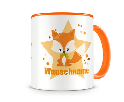 Tasse mit Baby Fuchs als Motiv