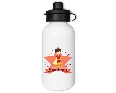 Trinkflasche bedruckt mit dem Motiv Superheld Jay