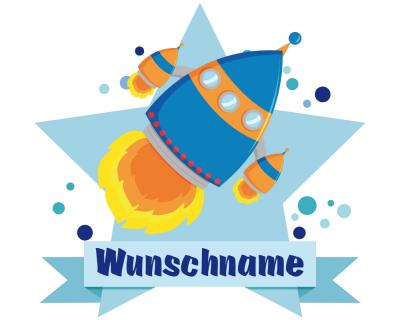 Buntes Wandtattoo Trschild 