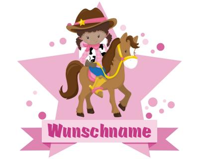 Buntes Wandtattoo Trschild 