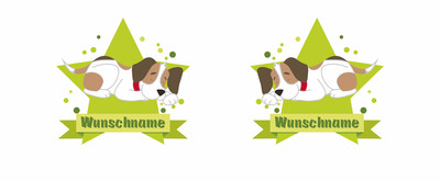 Trinkflasche bedruckt mit dem Motiv Ser Hund - Ansicht 2