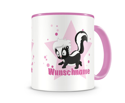 Tasse mit einem sen Stinktier als Motiv Tasse