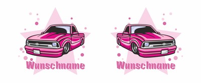 Spardose mit einem pinken Auto als Motiv - Ansicht 2