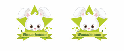 Trinkflasche bedruckt mit dem Motiv Ser Hase - Ansicht 2