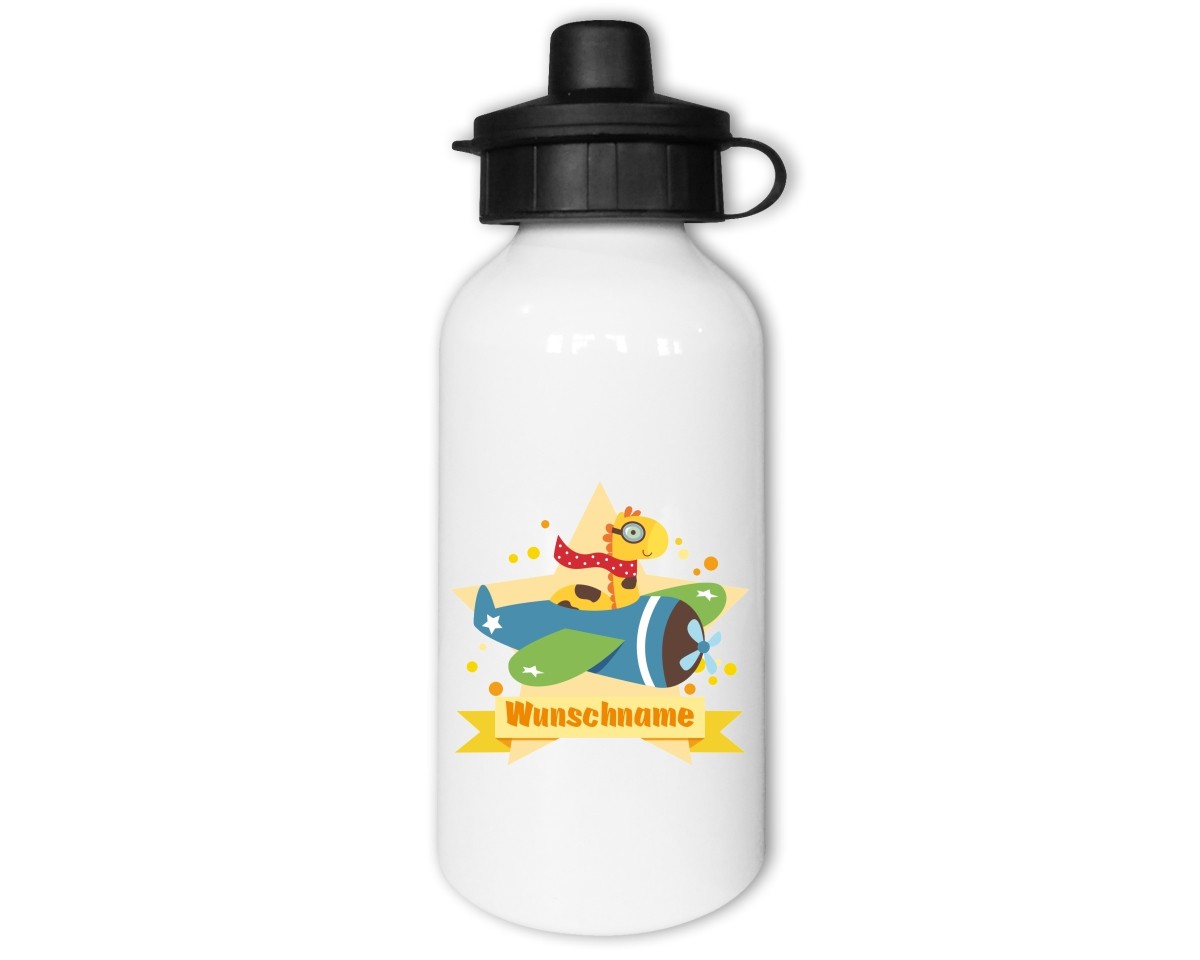 Trinkflasche mit Kinder Motiven  Modellnummer 002491-021-000  gelb
