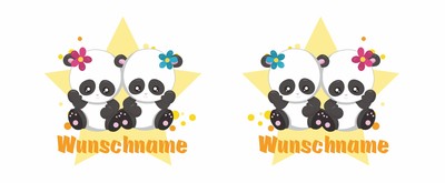 Tasse mit zwei Pandas als Motiv - Ansicht 2