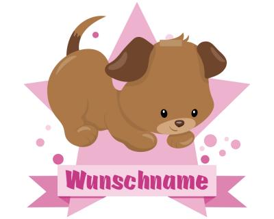 Buntes Wandtattoo Trschild 