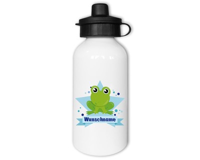 Trinkflasche bedruckt mit dem Motiv Baby Frosch Trinkflasche