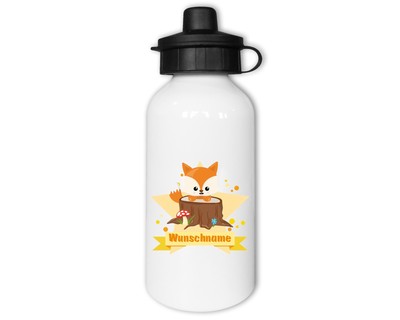 Trinkflasche bedruckt mit dem Motiv Ser Fuchs