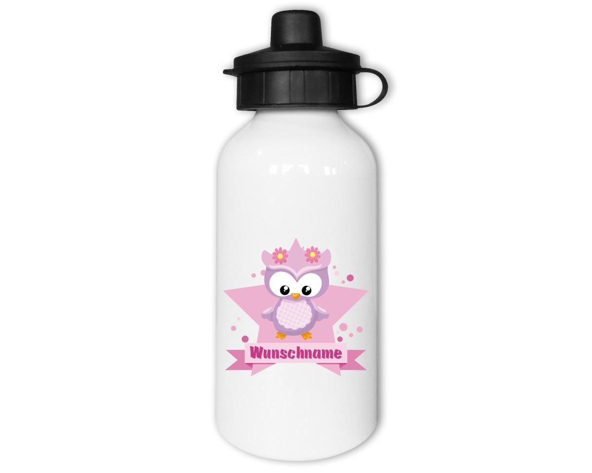 Trinkflasche mit Kinder Motiven  Modellnummer 002513-972-000  rosa
