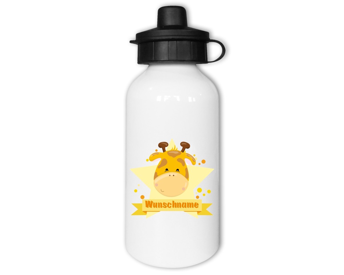 Trinkflasche mit Kinder Motiven  Modellnummer 002517-021-000  gelb