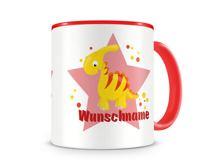 Tasse mit einem sen Dino als Motiv