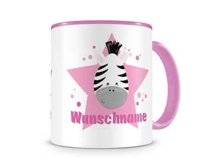 Tasse mit einem sen Zebra als Motiv Tasse