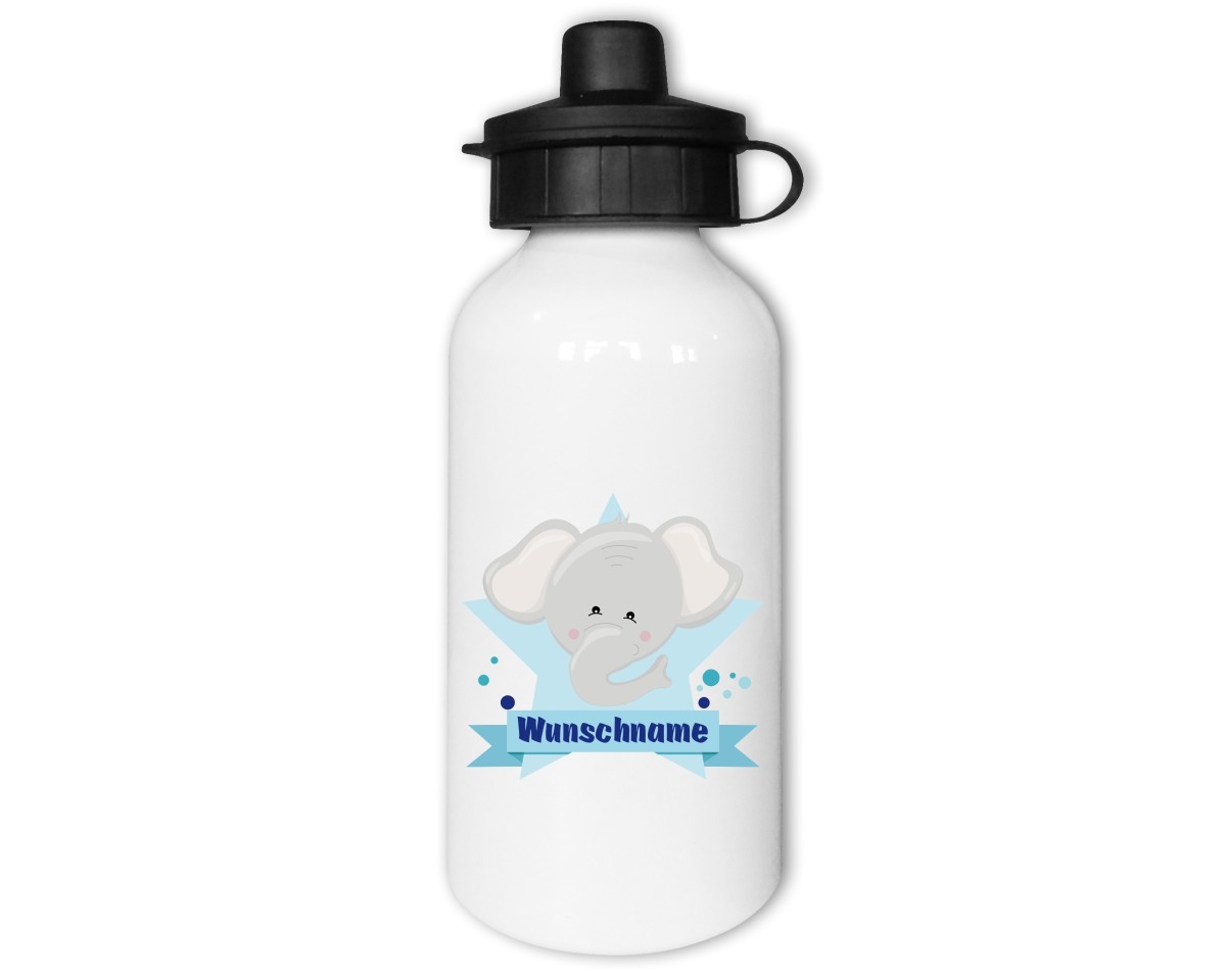 Trinkflasche mit Kinder Motiven  Modellnummer 002525-987-000  blau