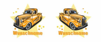 Spardose mit einem coolen Pickup als Motiv - Ansicht 2