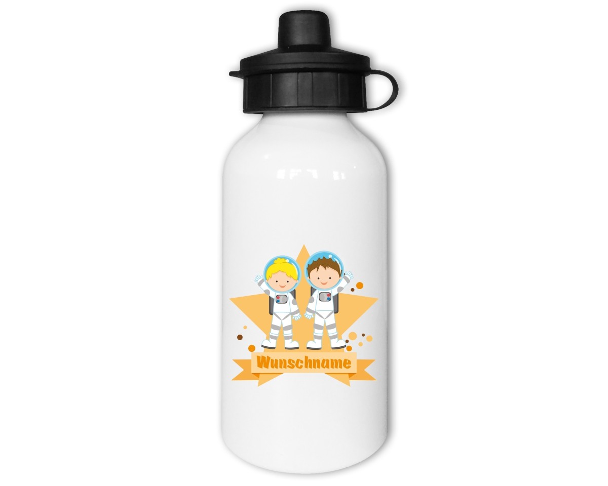 Trinkflasche mit Kinder Motiven  Modellnummer 002527-035-000  orange