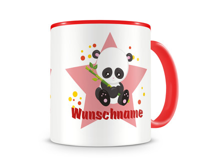 Tasse mit einem Baby Panda Br als Motiv