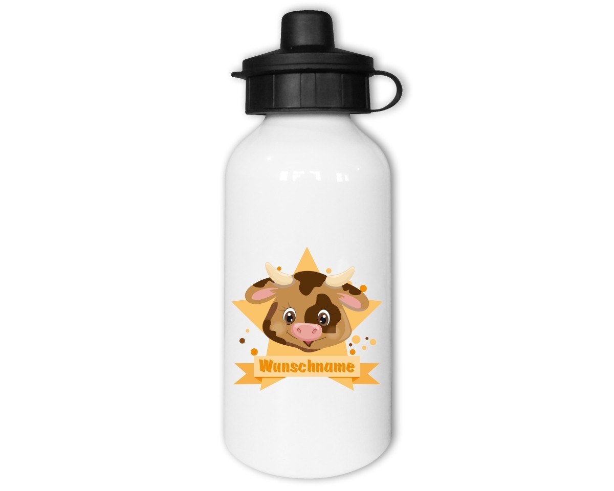 Trinkflasche mit Kinder Motiven  Modellnummer 002535-035-000  orange