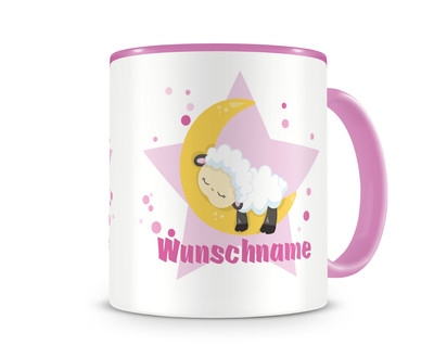 Tasse mit einem Schlaf Schaf als Motiv