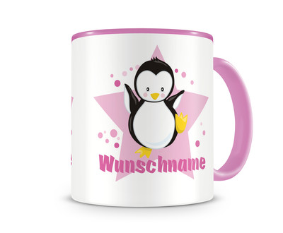 Tasse mit einem sen Pinguin als Motiv