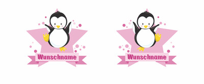Trinkflasche bedruckt mit dem Motiv Ser Pinguin - Ansicht 2