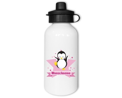 Trinkflasche bedruckt mit dem Motiv Ser Pinguin