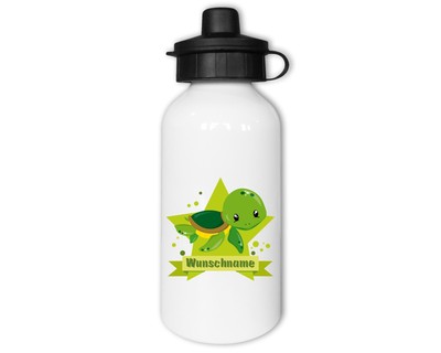 Trinkflasche bedruckt mit dem Motiv Kleine Schildkrte Trinkflasche