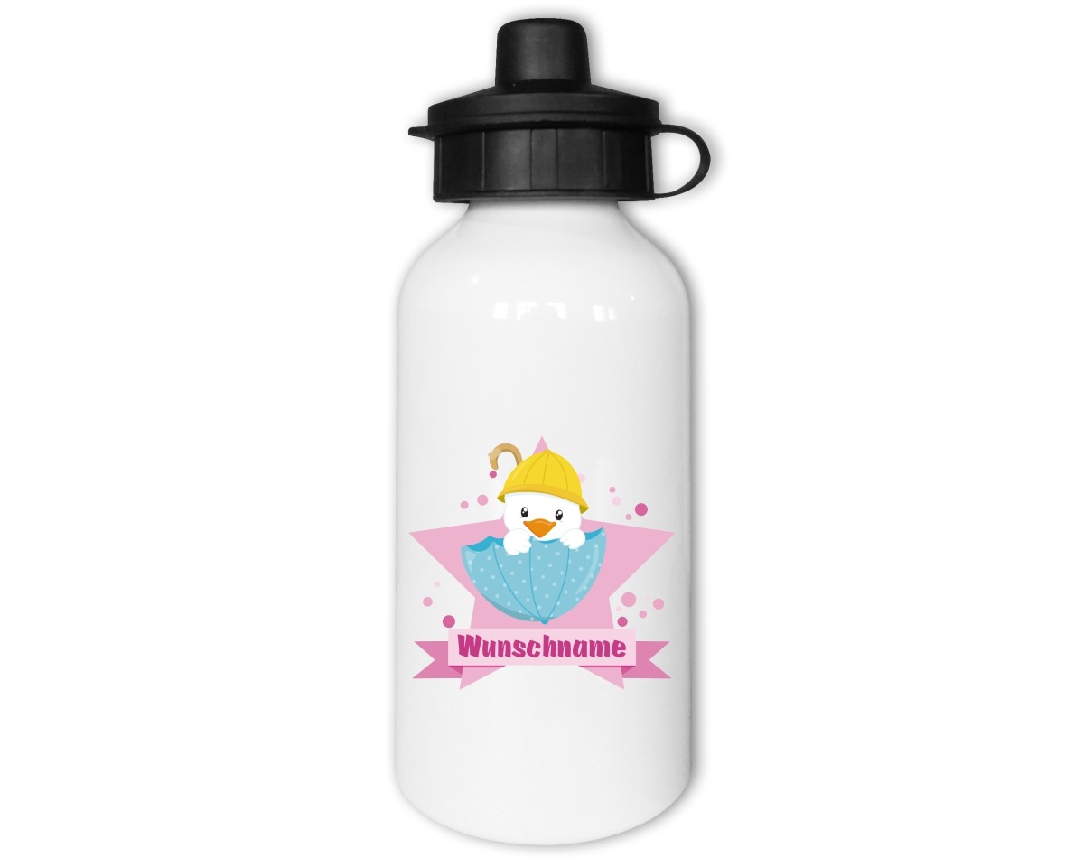 Trinkflasche mit Kinder Motiven  Modellnummer 002556-972-000  rosa
