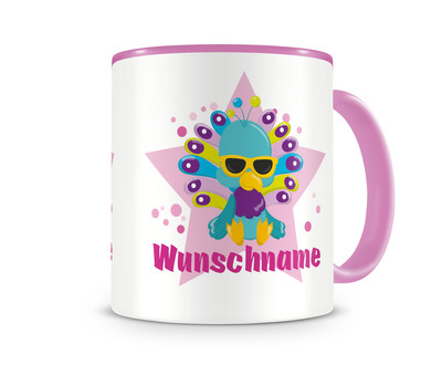 Tasse mit einem coolen Vogel als Motiv Tasse