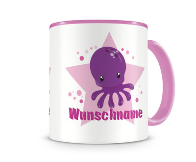 Tasse mit einer sen Krake als Motiv