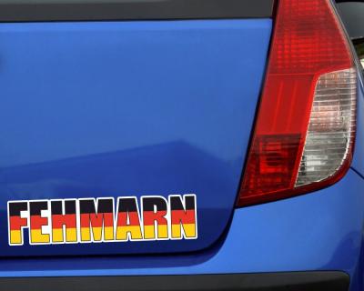 Fehmarn Schriftzug Aufkleber - Ansicht 2