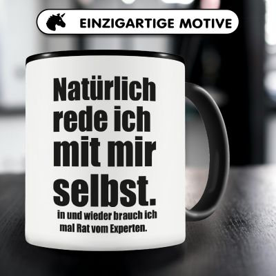 Tasse mit dem Motiv Natrlich rede ich... - Ansicht 3
