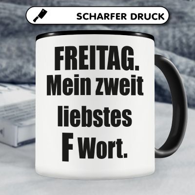 Tasse mit dem Motiv Freitag mein zweit... - Ansicht 5