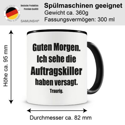 Tasse mit dem Motiv Die Auftragskiller - Ansicht 2