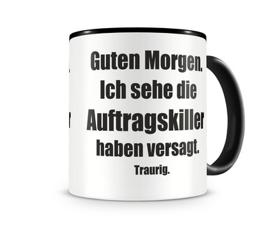 Tasse mit dem Motiv Die Auftragskiller