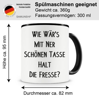 Tasse mit dem Motiv Wie wr”s mit... Tasse