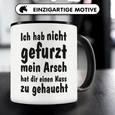 Tasse mit dem Motiv Ich hab nicht gefurzt.. - Ansicht 3