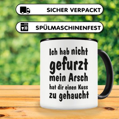 Tasse mit dem Motiv Ich hab nicht gefurzt.. - Ansicht 4