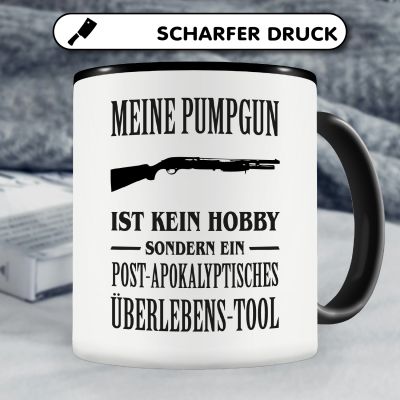 Tasse mit dem Motiv Meine Pumpgun ist kein Hobby - Ansicht 5
