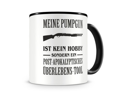 Tasse mit dem Motiv Meine Pumpgun ist kein Hobby - Ansicht 1
