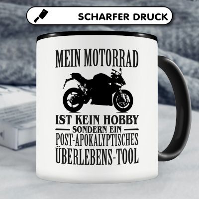 Tasse mit dem Motiv Mein Motorrad ist kein Hobby - Ansicht 5