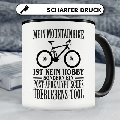 Tasse mit dem Motiv Mein Mountainbike ist kein Hobby - Ansicht 5