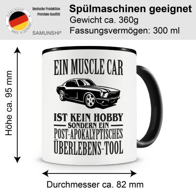 Tasse mit dem Motiv Ein Muscle Car ist kein Hobby - Ansicht 2