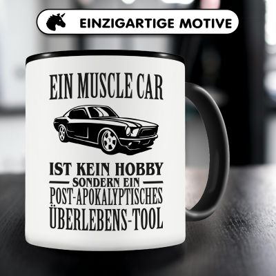Tasse mit dem Motiv Ein Muscle Car ist kein Hobby - Ansicht 3
