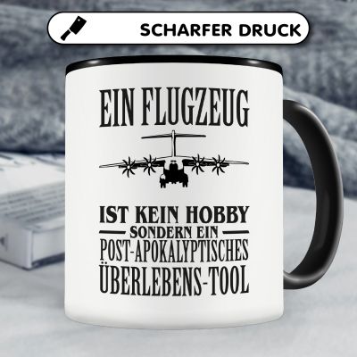 Tasse mit dem Motiv Ein Flugzeug ist kein Hobby - Ansicht 5